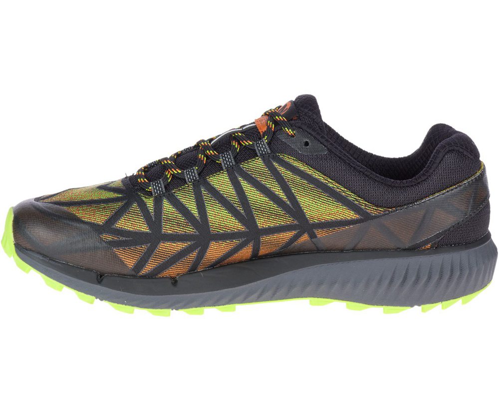 Buty Sportowe Merrell Męskie Czarne/Zielone - Agility Synthesis 2 - 643258-UCI